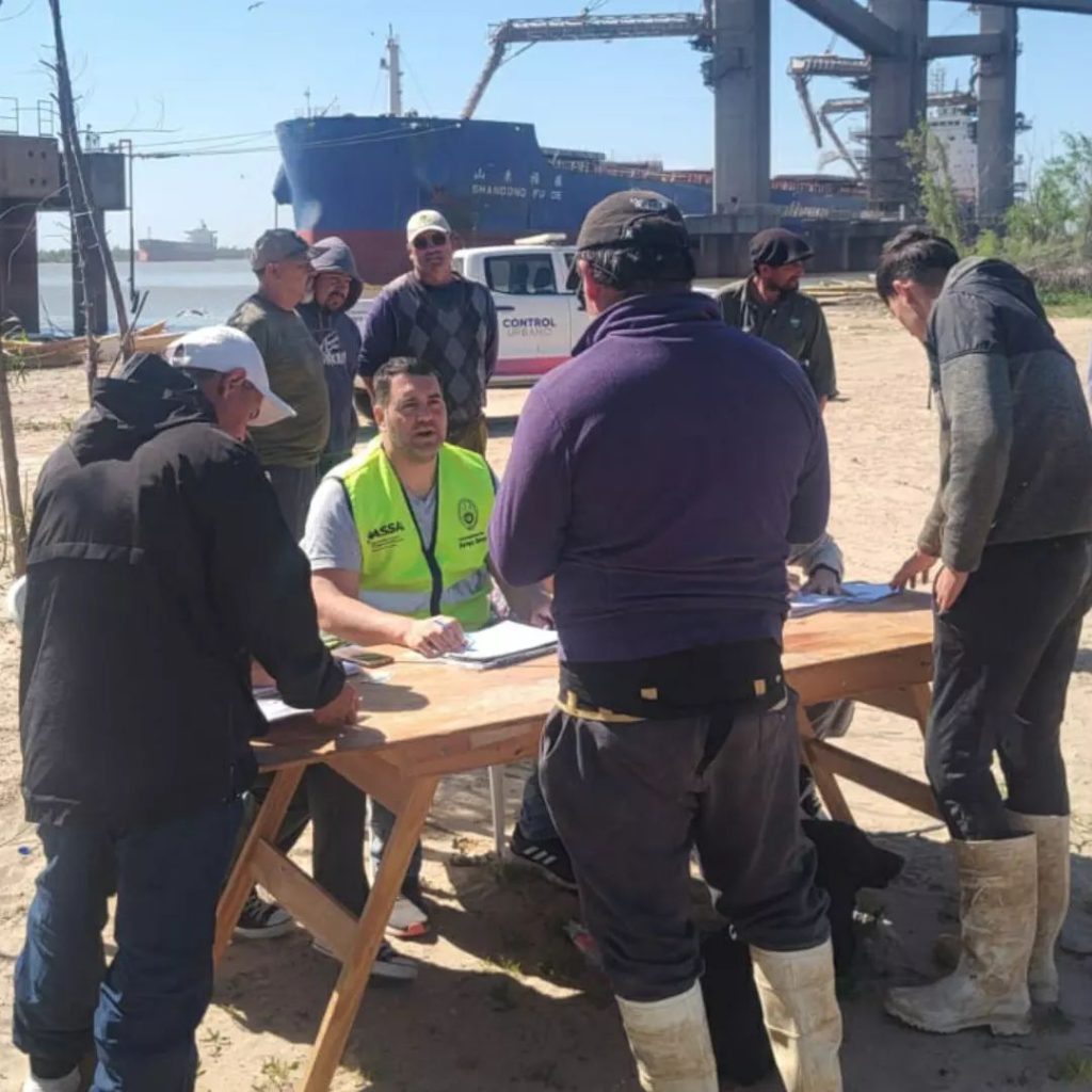 Villa Constitución: reempadronamiento de pescadores