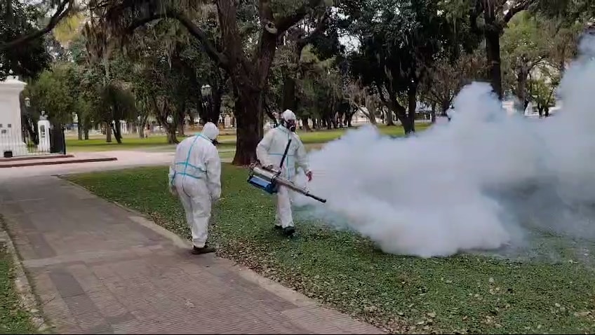Cronograma de fumigación en las localidades