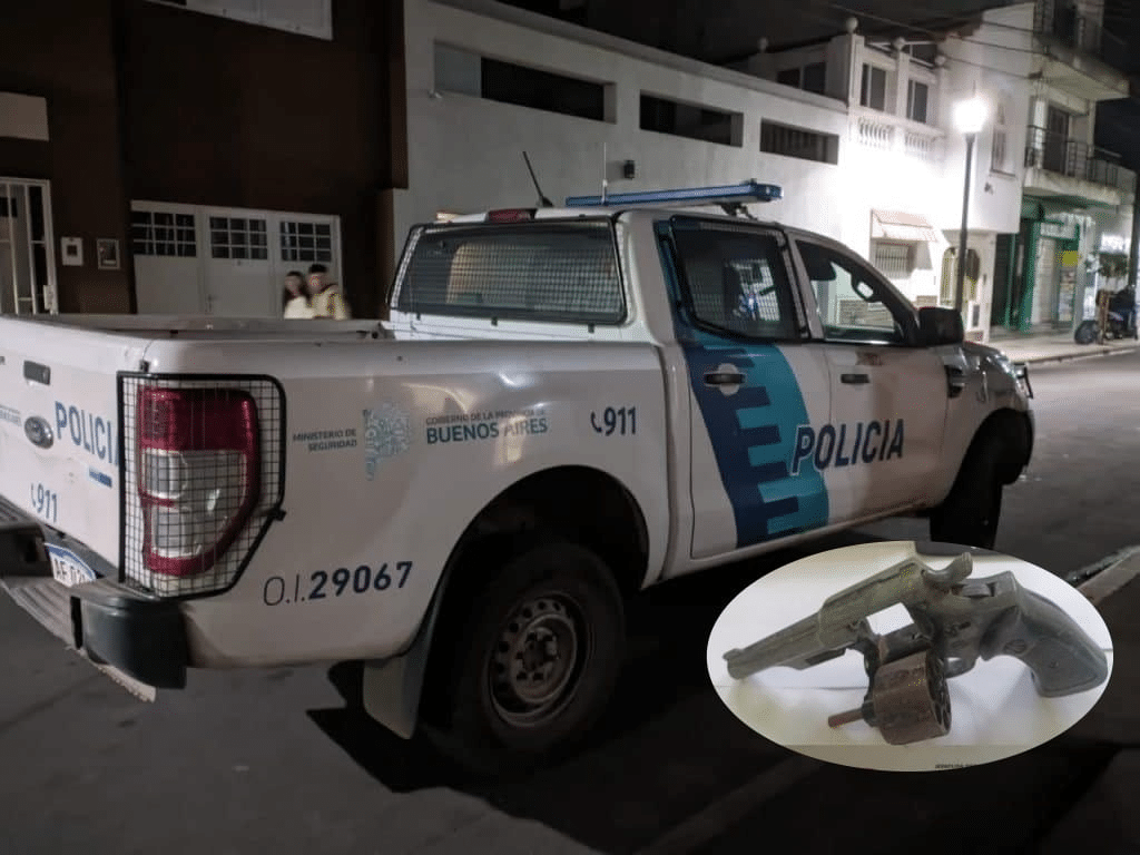 joven aprehenden robo armado allanamiento