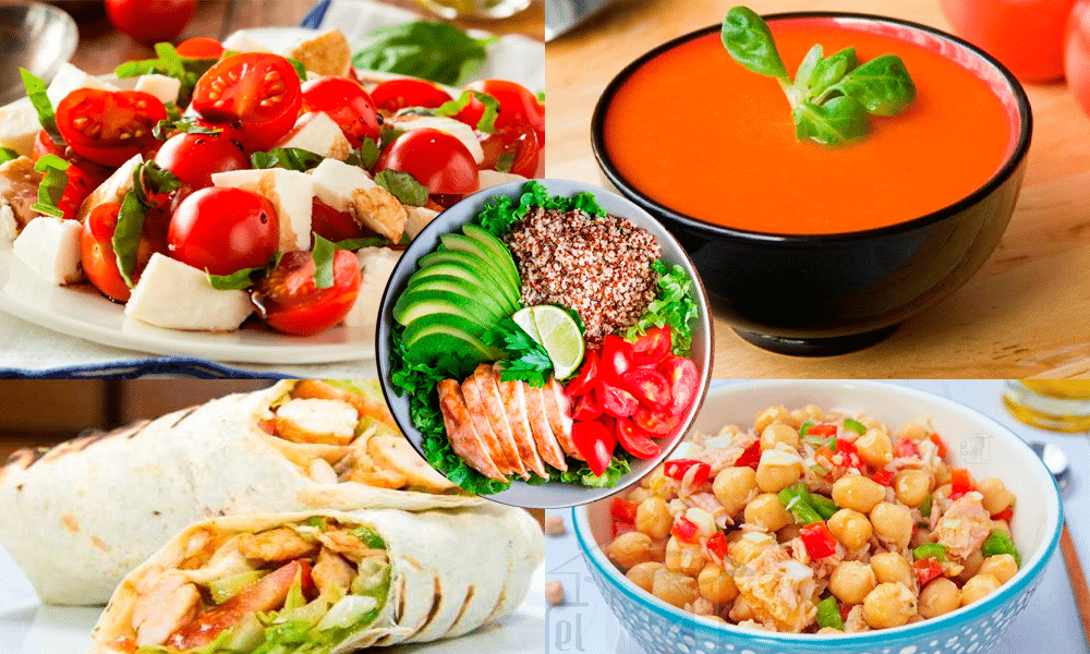 comidas rápidas y livianas ola de calor cocina