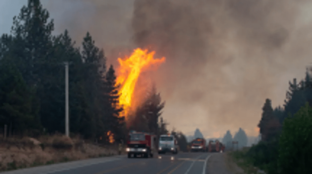 Detuvieron a un nuevo sospechoso por los incendios en El Bolsón