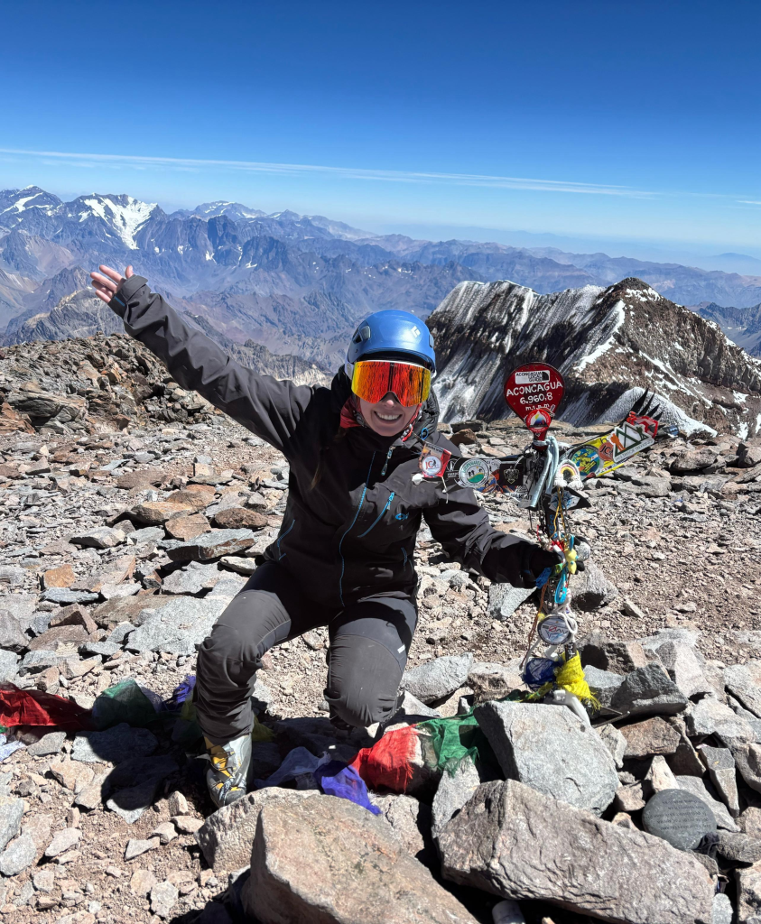 cumbre en el aconcagua Malén Greco