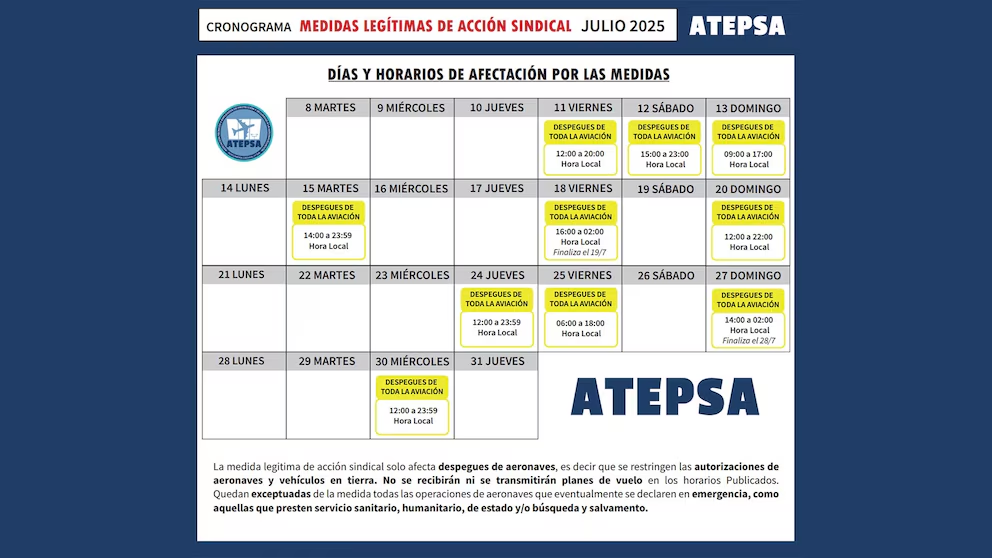 paro de controladores aéreos vuelos