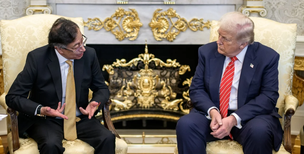 Petro dijo que Trump aceptó mediar en la disputa con Ecuador