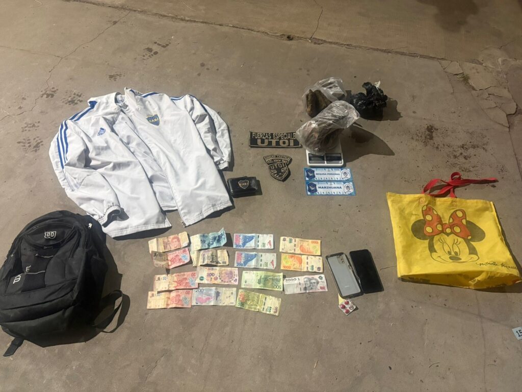 Zona oeste: huyó de un control policial, lo persiguieron 3 km y le secuestraron más de dos kilos de marihuana
